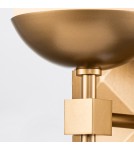 Quintiesse Kinkiet Deco 1 źródło światła Lakierowane złoto Łazienkowa IP44 Elstead Lighting QN-DECO-1WB-AB-O