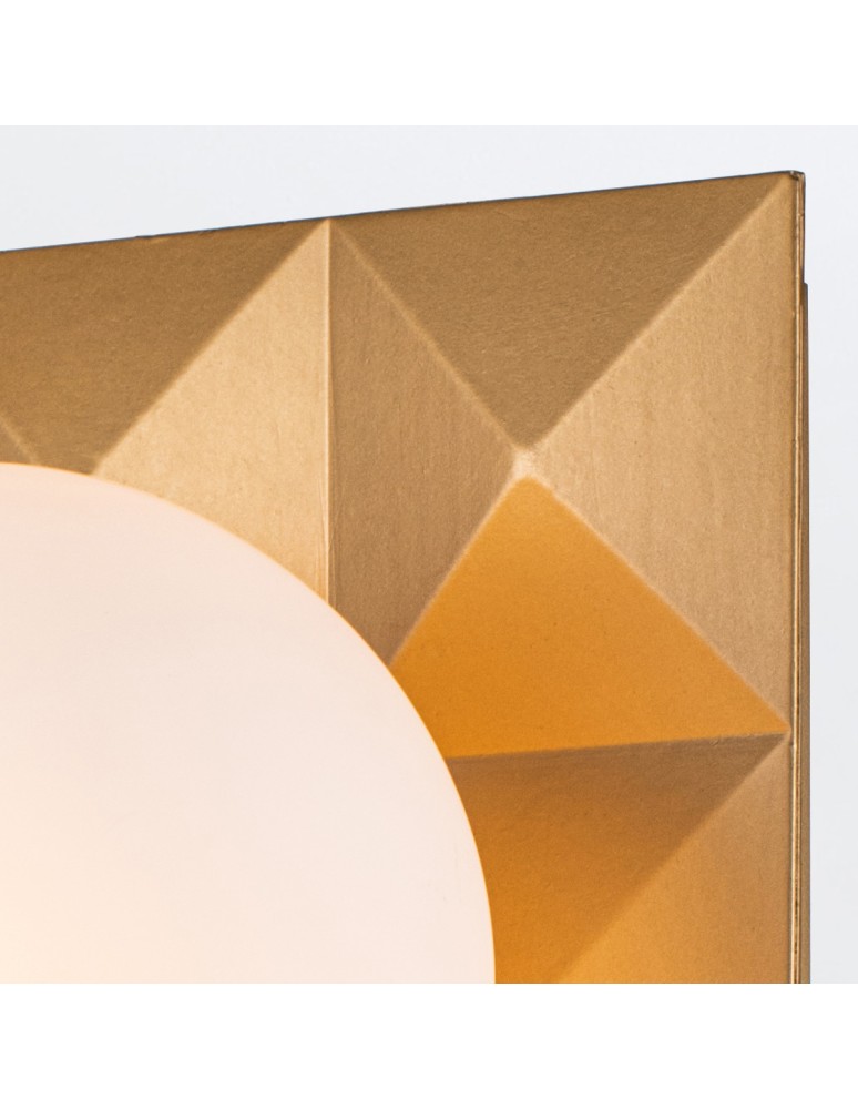 Quintiesse Kinkiet Deco 1 źródło światła Lakierowane złoto Łazienkowa IP44 Elstead Lighting QN-DECO-1WB-AB-O