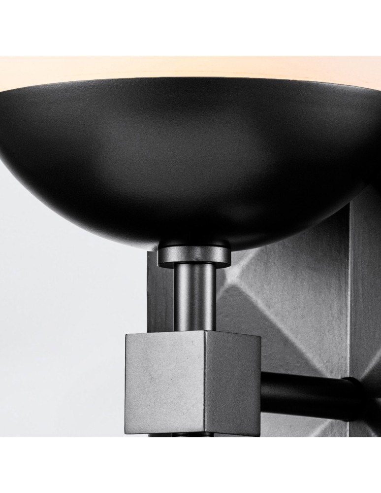 Quintiesse Kinkiet Deco 1 źródło światła Czarny Łazienkowa IP44 Elstead Lighting QN-DECO-1WB-BLK-O