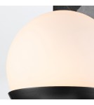 Quintiesse Kinkiet Deco 1 źródło światła Czarny Łazienkowa IP44 Elstead Lighting QN-DECO-1WB-BLK-O