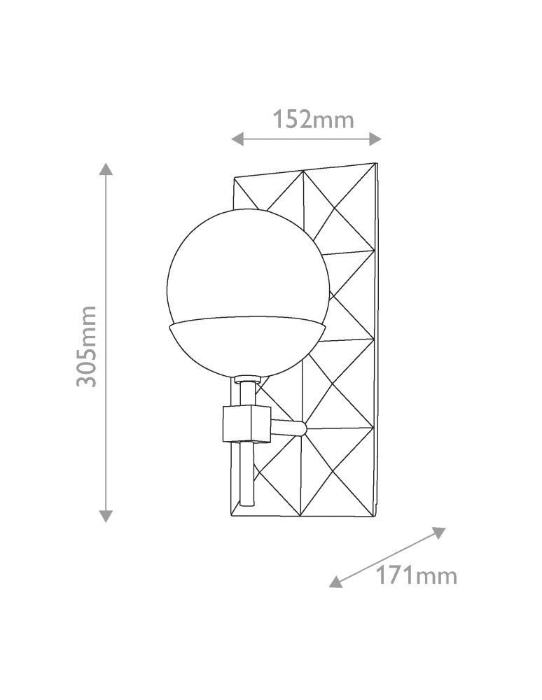 Quintiesse Kinkiet Deco 1 źródło światła Czarny Łazienkowa IP44 Elstead Lighting QN-DECO-1WB-BLK-O
