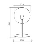 Quintiesse Lampa stołowa Dot Elstead Lighting QN-DOT-TL-TEAK