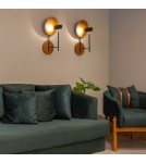 Quintiesse Kinkiet Dot Elstead Lighting QN-DOT-WB1-TEAK