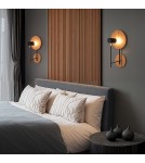 Quintiesse Kinkiet Dot Elstead Lighting QN-DOT-WB1-TEAK