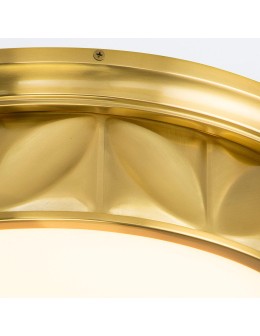 Quintiesse Plafon Epsilon 3 źródła światła Postarzany mosiądz Łazienkowa IP44 Elstead Lighting QN-EPSILON-F-M-AB-O - product 2