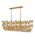 Quintiesse Lampa wyspowa Flora 10 źródeł światła Oksydowane złoto Elstead Lighting QN-FLORA10-GD