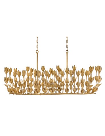Quintiesse Lampa wyspowa Flora 10 źródeł światła Oksydowane złoto Elstead Lighting QN-FLORA10-GD - product 2