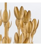 Quintiesse Lampa wyspowa Flora 10 źródeł światła Oksydowane złoto Elstead Lighting QN-FLORA10-GD