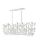 Quintiesse Lampa wyspowa Flora 10 źródeł światła Tynk strukturalny Elstead Lighting QN-FLORA10-WHT