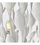 Quintiesse Lampa wyspowa Flora 10 źródeł światła Tynk strukturalny Elstead Lighting QN-FLORA10-WHT