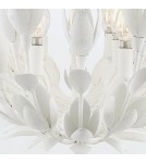 Quintiesse Lampa wyspowa Flora 10 źródeł światła Tynk strukturalny Elstead Lighting QN-FLORA10-WHT