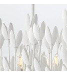 Quintiesse Lampa wyspowa Flora 10 źródeł światła Tynk strukturalny Elstead Lighting QN-FLORA10-WHT