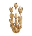Quintiesse Kinkiet Flora 3 źródła światła Oksydowane złoto Elstead Lighting QN-FLORA-3W-GD