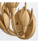 Quintiesse Kinkiet Flora 3 źródła światła Oksydowane złoto Elstead Lighting QN-FLORA-3W-GD