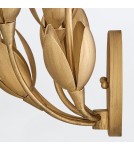 Quintiesse Kinkiet Flora 3 źródła światła Oksydowane złoto Elstead Lighting QN-FLORA-3W-GD