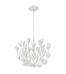 Quintiesse Lampa wisząca Flora 3 źródła światła Tynk strukturalny Elstead Lighting QN-FLORA3-WHT