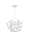 Zobacz Quintiesse Lampa wisząca Flora 3 źródła światła Tynk strukturalny Elstead Lighting QN-FLORA3-WHT