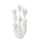 Quintiesse Kinkiet Flora 3 źródła światła Tynk strukturalny Elstead Lighting QN-FLORA-3W-WHT
