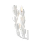 Quintiesse Kinkiet Flora 3 źródła światła Tynk strukturalny Elstead Lighting QN-FLORA-3W-WHT