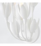 Quintiesse Kinkiet Flora 3 źródła światła Tynk strukturalny Elstead Lighting QN-FLORA-3W-WHT