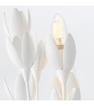 Quintiesse Kinkiet Flora 3 źródła światła Tynk strukturalny Elstead Lighting QN-FLORA-3W-WHT