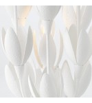 Quintiesse Kinkiet Flora 3 źródła światła Tynk strukturalny Elstead Lighting QN-FLORA-3W-WHT