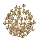 Quintiesse Żyrandol Flora 6 źródeł światła Oksydowane złoto Elstead Lighting QN-FLORA6-GD
