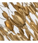 Quintiesse Żyrandol Flora 6 źródeł światła Oksydowane złoto Elstead Lighting QN-FLORA6-GD