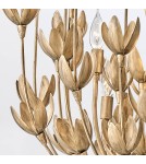 Quintiesse Żyrandol Flora 6 źródeł światła Oksydowane złoto Elstead Lighting QN-FLORA6-GD