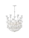 Zobacz Quintiesse Żyrandol Flora 6 źródeł światła Tynk strukturalny Elstead Lighting QN-FLORA6-WHT