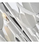 Quintiesse Żyrandol Flora 6 źródeł światła Tynk strukturalny Elstead Lighting QN-FLORA6-WHT