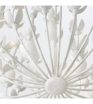 Quintiesse Żyrandol Flora 6 źródeł światła Tynk strukturalny Elstead Lighting QN-FLORA6-WHT
