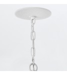 Quintiesse Żyrandol Flora 6 źródeł światła Tynk strukturalny Elstead Lighting QN-FLORA6-WHT