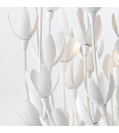 Quintiesse Żyrandol Flora 6 źródeł światła Tynk strukturalny Elstead Lighting QN-FLORA6-WHT