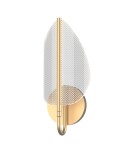 Quintiesse Kinkiet LED Floriana Naturalny mosiądz Elstead Lighting QN-FLORIANA-1W-NBR