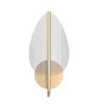 Quintiesse Kinkiet LED Floriana Naturalny mosiądz Elstead Lighting QN-FLORIANA-1W-NBR