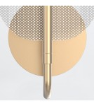 Quintiesse Kinkiet LED Floriana Naturalny mosiądz Elstead Lighting QN-FLORIANA-1W-NBR