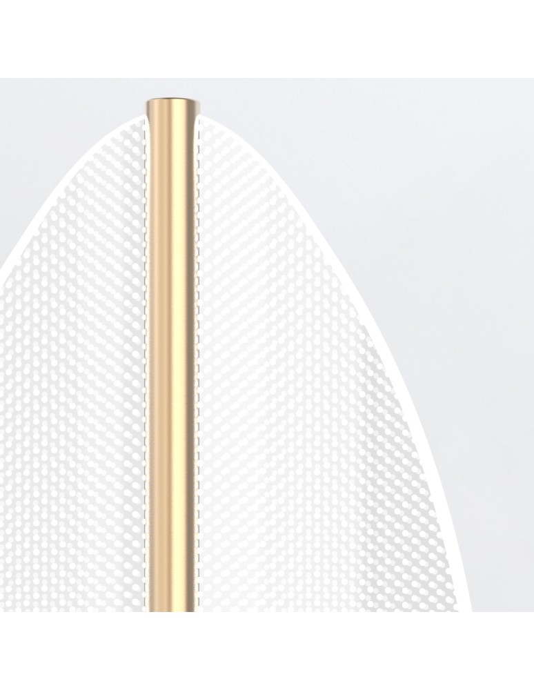 Quintiesse Kinkiet LED Floriana Naturalny mosiądz Elstead Lighting QN-FLORIANA-1W-NBR
