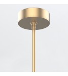 Quintiesse Duża lampa wisząca LED Floriana Naturalny mosiądz Elstead Lighting QN-FLORIANA-8P-L-NBR