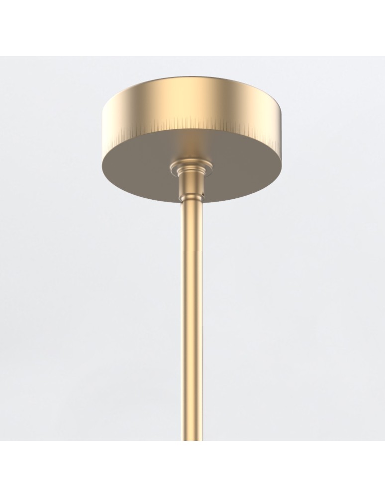 Quintiesse Duża lampa wisząca LED Floriana Naturalny mosiądz Elstead Lighting QN-FLORIANA-8P-L-NBR