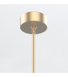 Quintiesse Mała lampa wisząca LED Floriana Naturalny mosiądz Elstead Lighting QN-FLORIANA-P-S-NBR