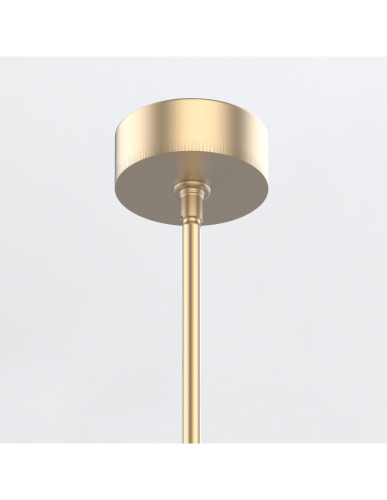 Quintiesse Mała lampa wisząca LED Floriana Naturalny mosiądz Elstead Lighting QN-FLORIANA-P-S-NBR