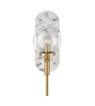 Quintiesse Kinkiet Gilda 1 źródło światła Klasyczny mosiądz Łazienkowa IP44 Elstead Lighting QN-GILDA-WB1-HB