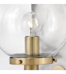 Quintiesse Kinkiet Gilda 1 źródło światła Klasyczny mosiądz Łazienkowa IP44 Elstead Lighting QN-GILDA-WB1-HB