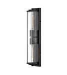 Quintiesse Kinkiet Henri 2 źródła światła Oksydowana czerń Łazienkowa IP44 Elstead Lighting QN-HENRI-WB2-BX