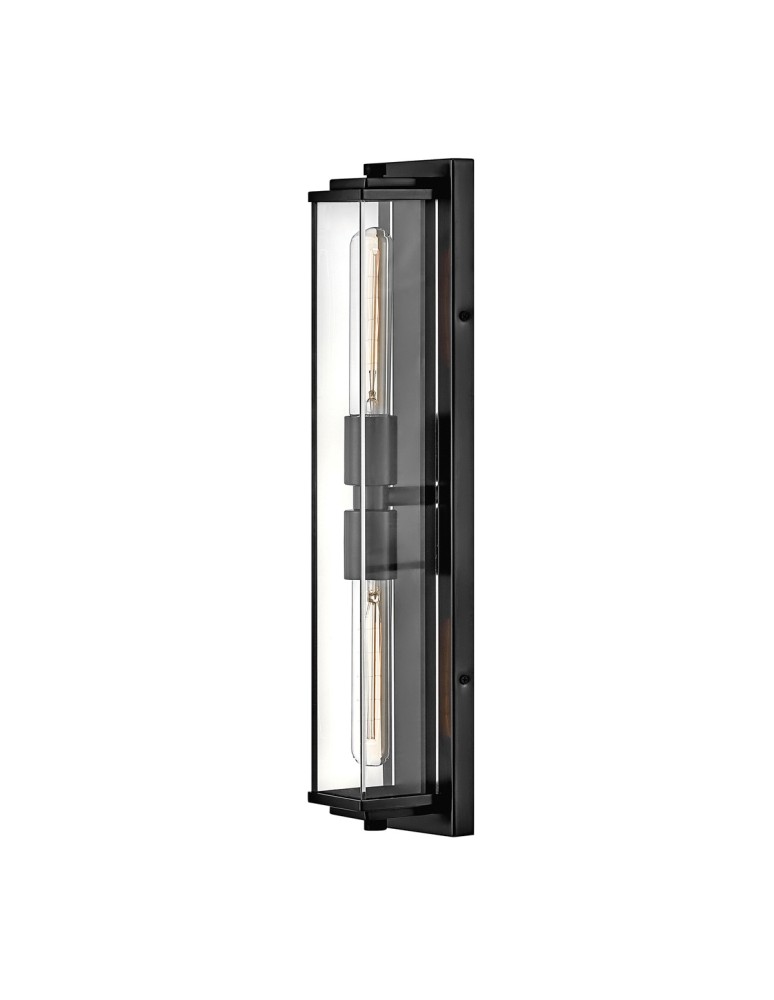 Quintiesse Kinkiet Henri 2 źródła światła Oksydowana czerń Łazienkowa IP44 Elstead Lighting QN-HENRI-WB2-BX