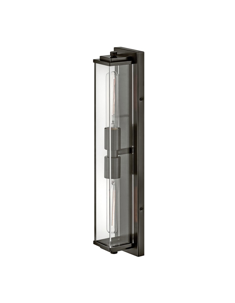Quintiesse Kinkiet Henri 2 źródła światła Oksydowana czerń Łazienkowa IP44 Elstead Lighting QN-HENRI-WB2-BX