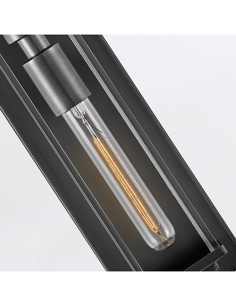 Quintiesse Kinkiet Henri 2 źródła światła Oksydowana czerń Łazienkowa IP44 Elstead Lighting QN-HENRI-WB2-BX