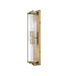 Quintiesse Kinkiet Henri 2 źródła światła Klasyczny mosiądz Łazienkowa IP44 Elstead Lighting QN-HENRI-WB2-HB