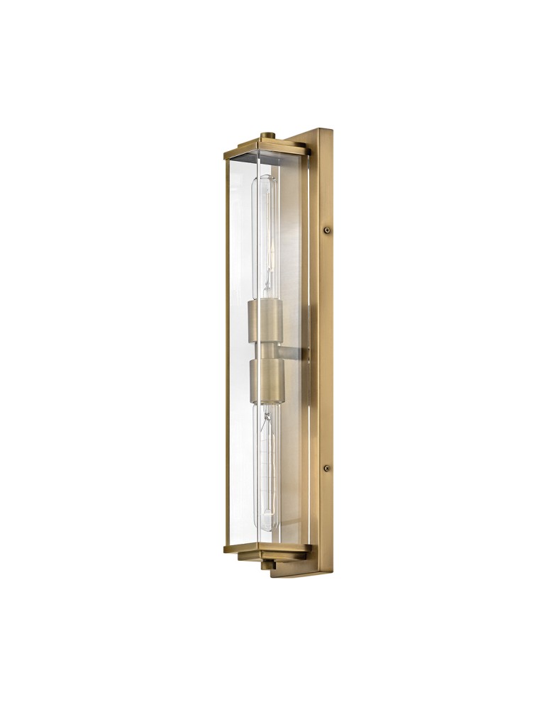Quintiesse Kinkiet Henri 2 źródła światła Klasyczny mosiądz Łazienkowa IP44 Elstead Lighting QN-HENRI-WB2-HB